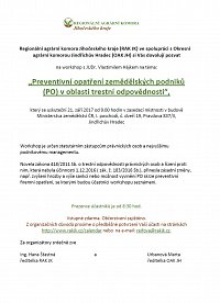 Preventivní opatření ZP v oblasti trestní odpovědnosti